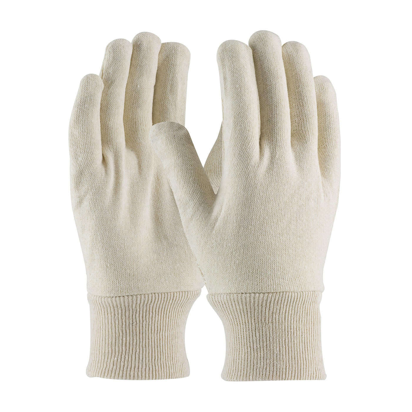 WHITE MID WEIGHT JERSEY GLOVE MENS