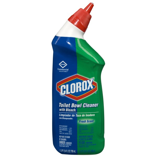 CLOROX TOILET BOWL CLEANER W/ BLEACH 24 OZ