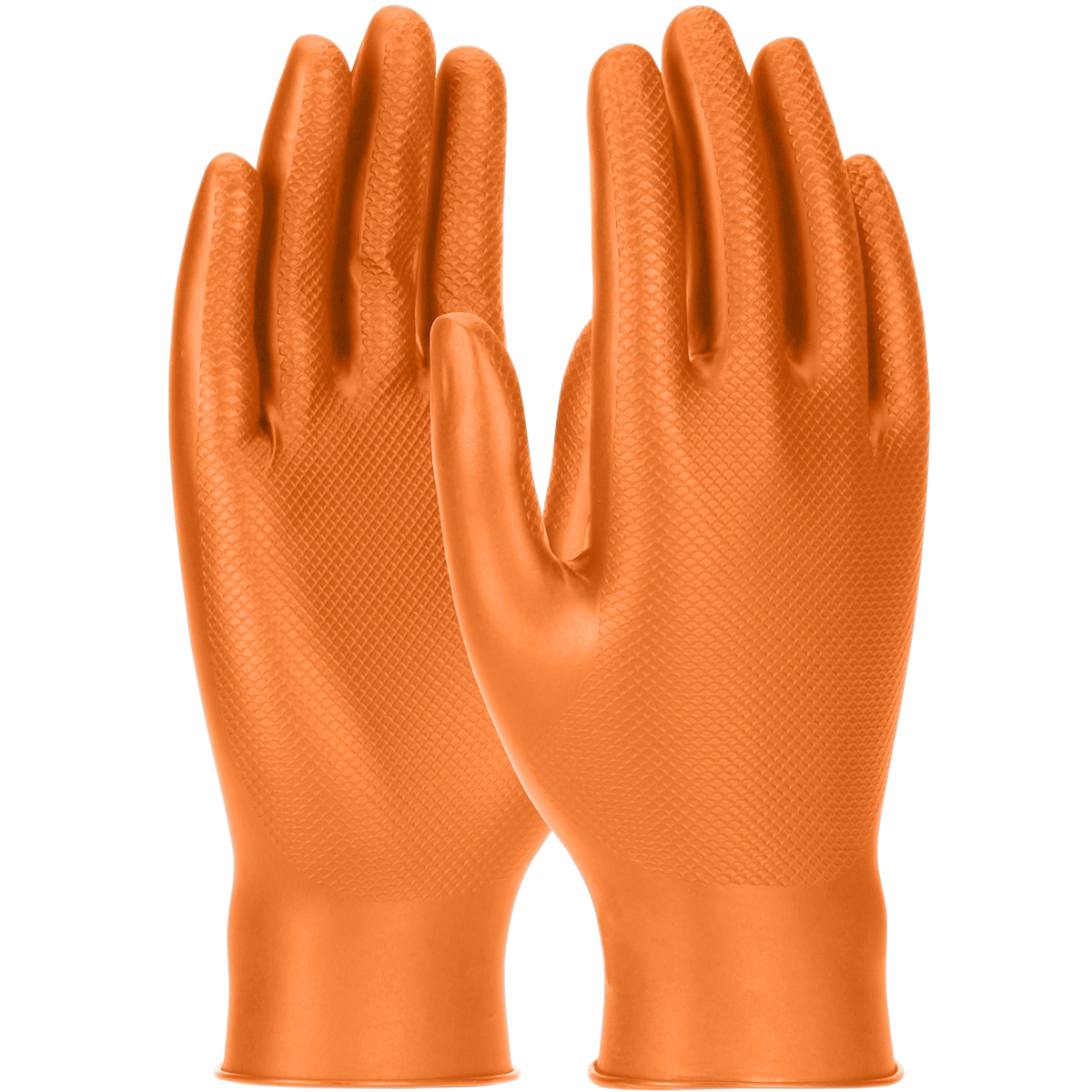 GRIPPAZ SKINS ORANGE 6 MIL NITRILE 50/BX