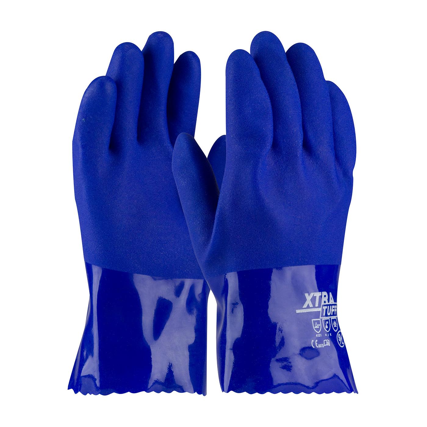 XTRATUFF 10" BLUE PVC ROUGH GRIP