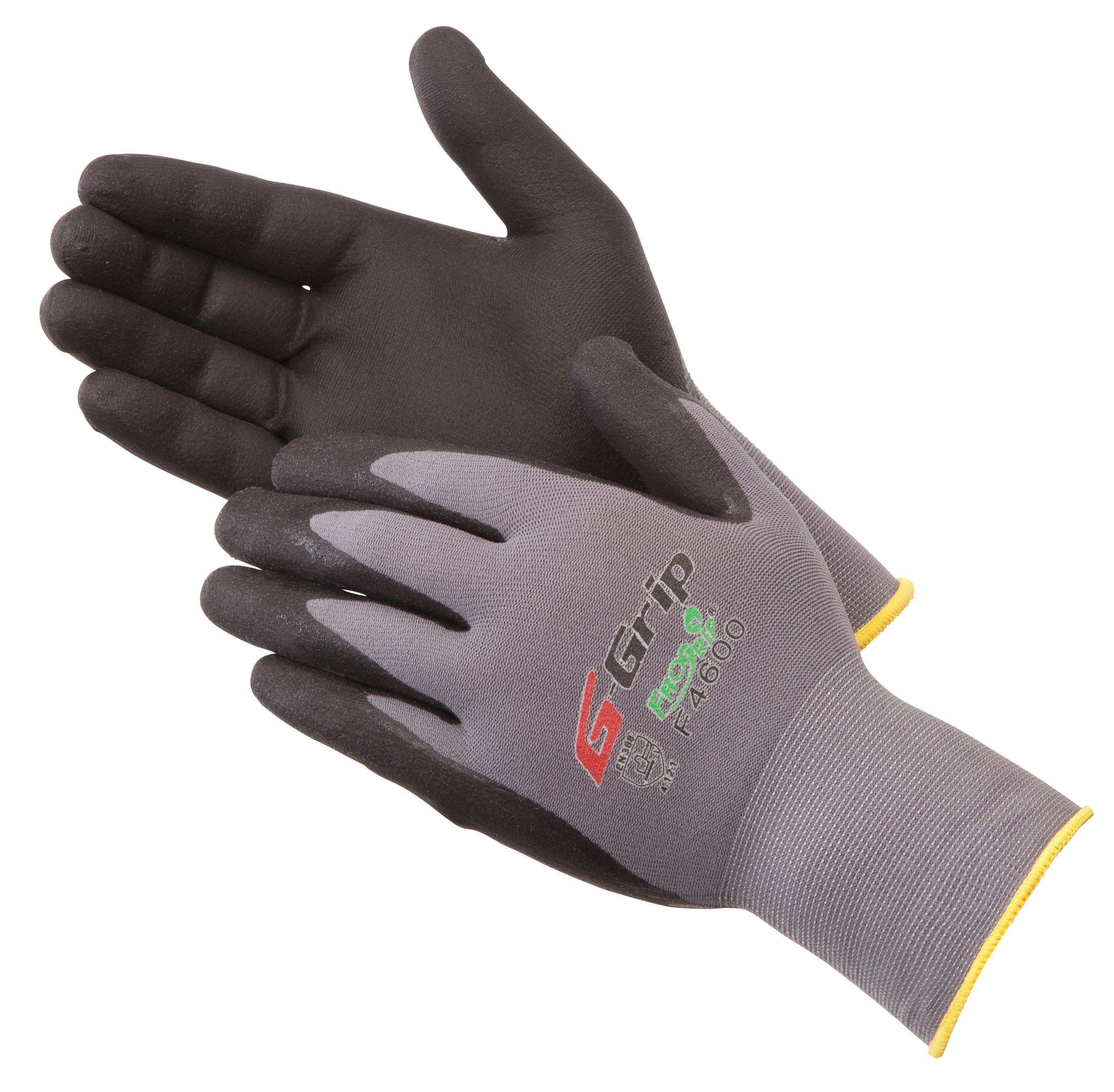 G-GRIP BLACK MICROFINISH NITRILE PALM