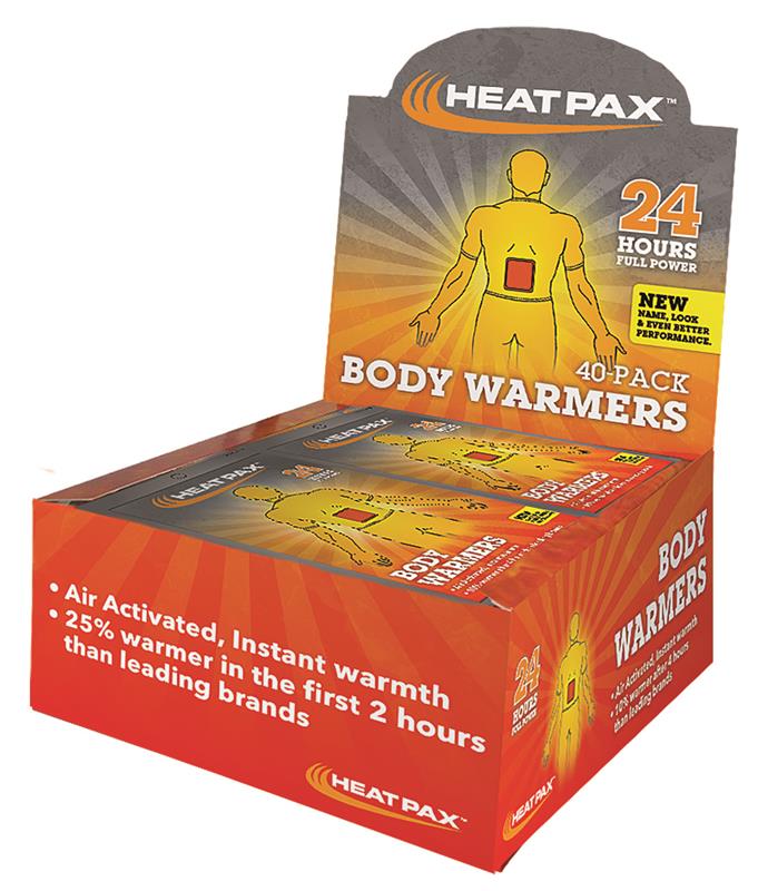 HEAT PAX BODY WARMERS 5 EACH PER PACK