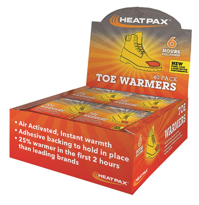 HEAT PAX TOE WARMERS 5 PAIR PER PACK