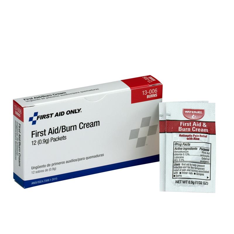 FIRST AID BURN CREAM 12 PER BOX