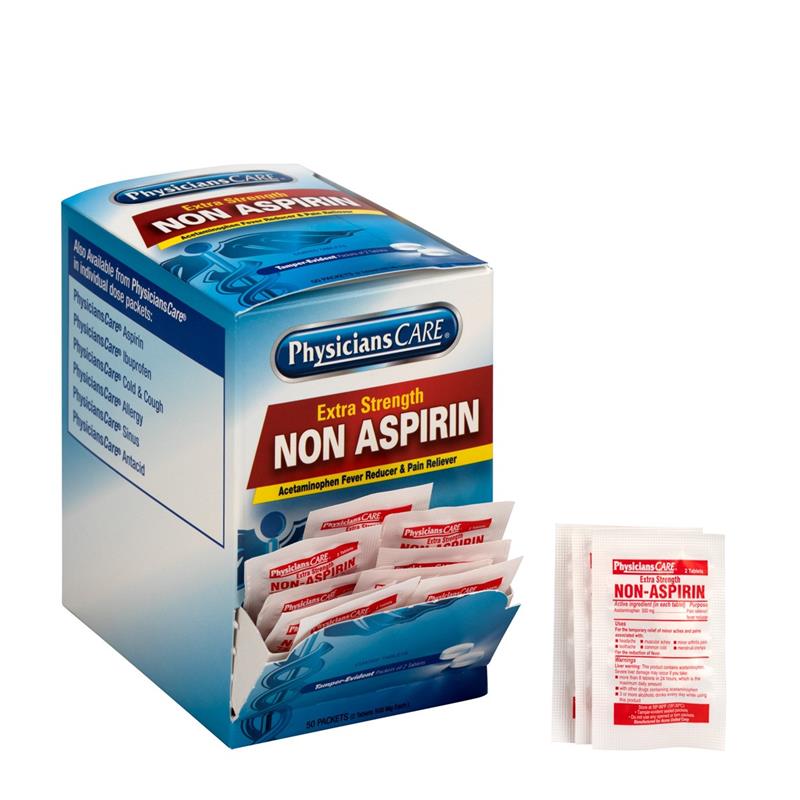 ACETAMINOPHEN EXTRA STRENGTH 50/2's