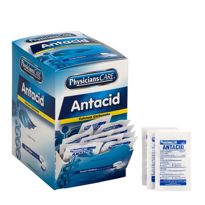 PHYSICIANS CARE ANTACID 50/2's PER BOX