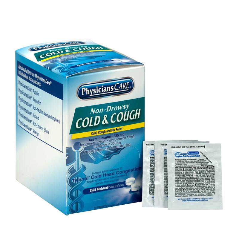 COLD & COUGH CONGESTION 50/2's PER BOX