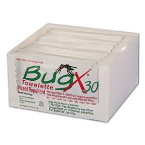 BUGX TOWELETTE FOIL PACK 25/BX