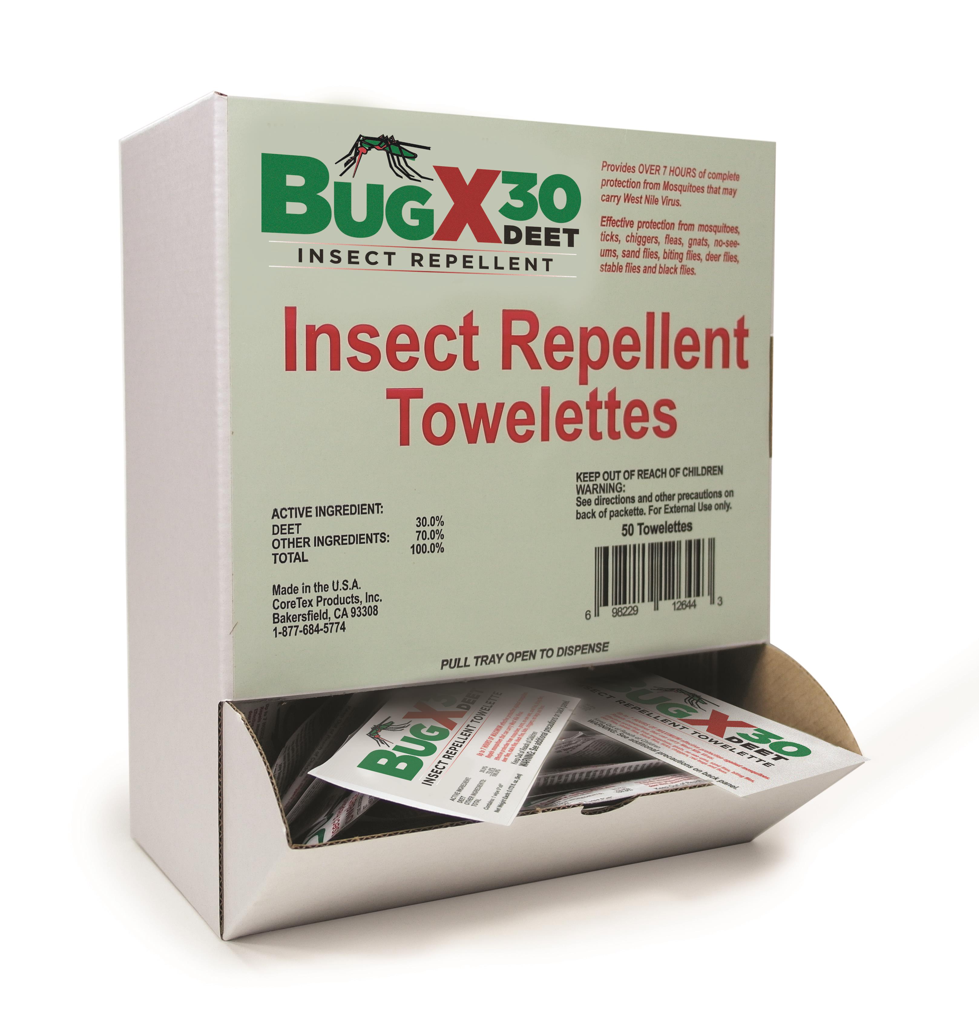 BUGX TOWELETTE FOIL PACK 50/BX