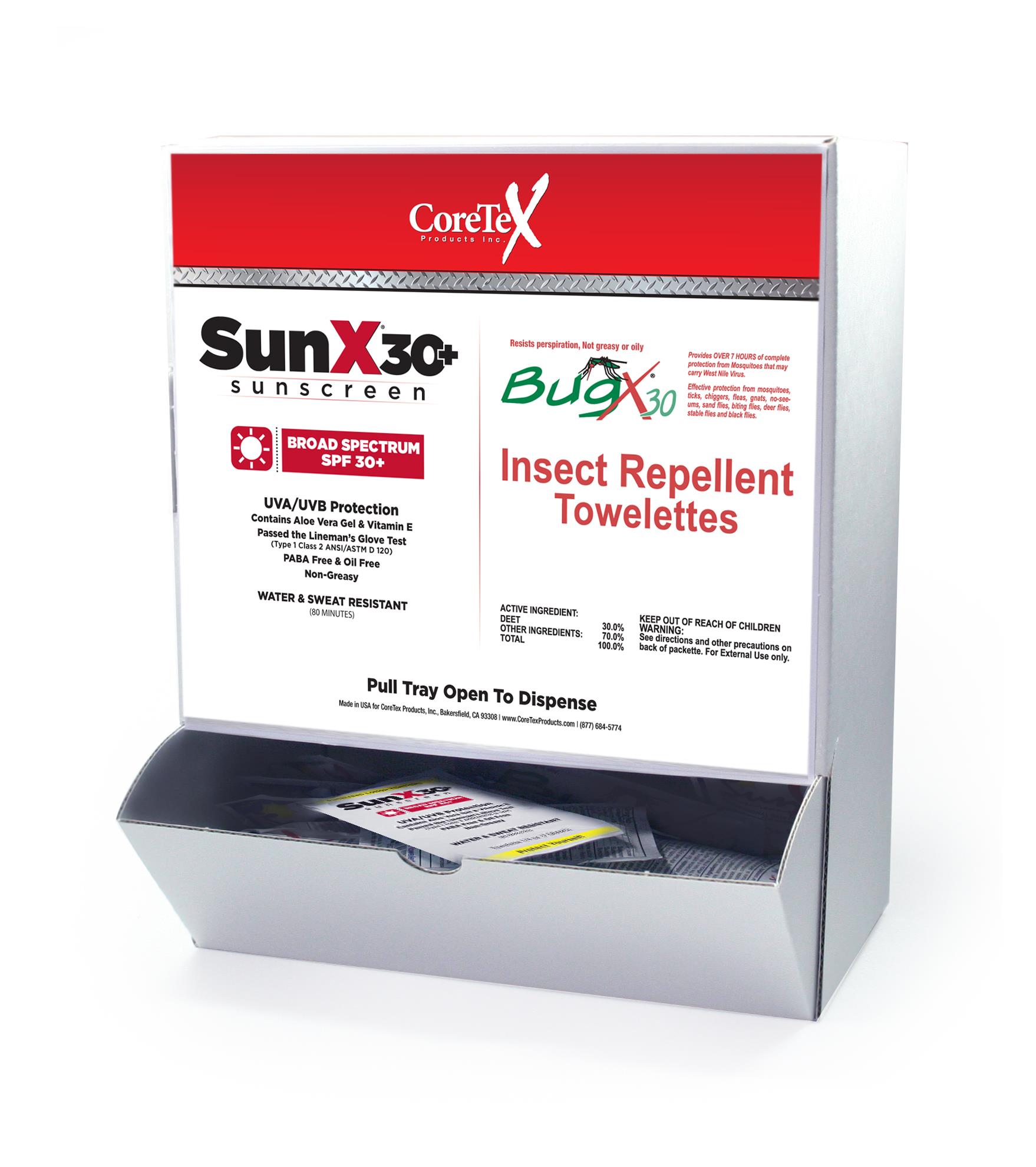 SUNX SPF 30+ AND BUGX 30 COMBO BOX