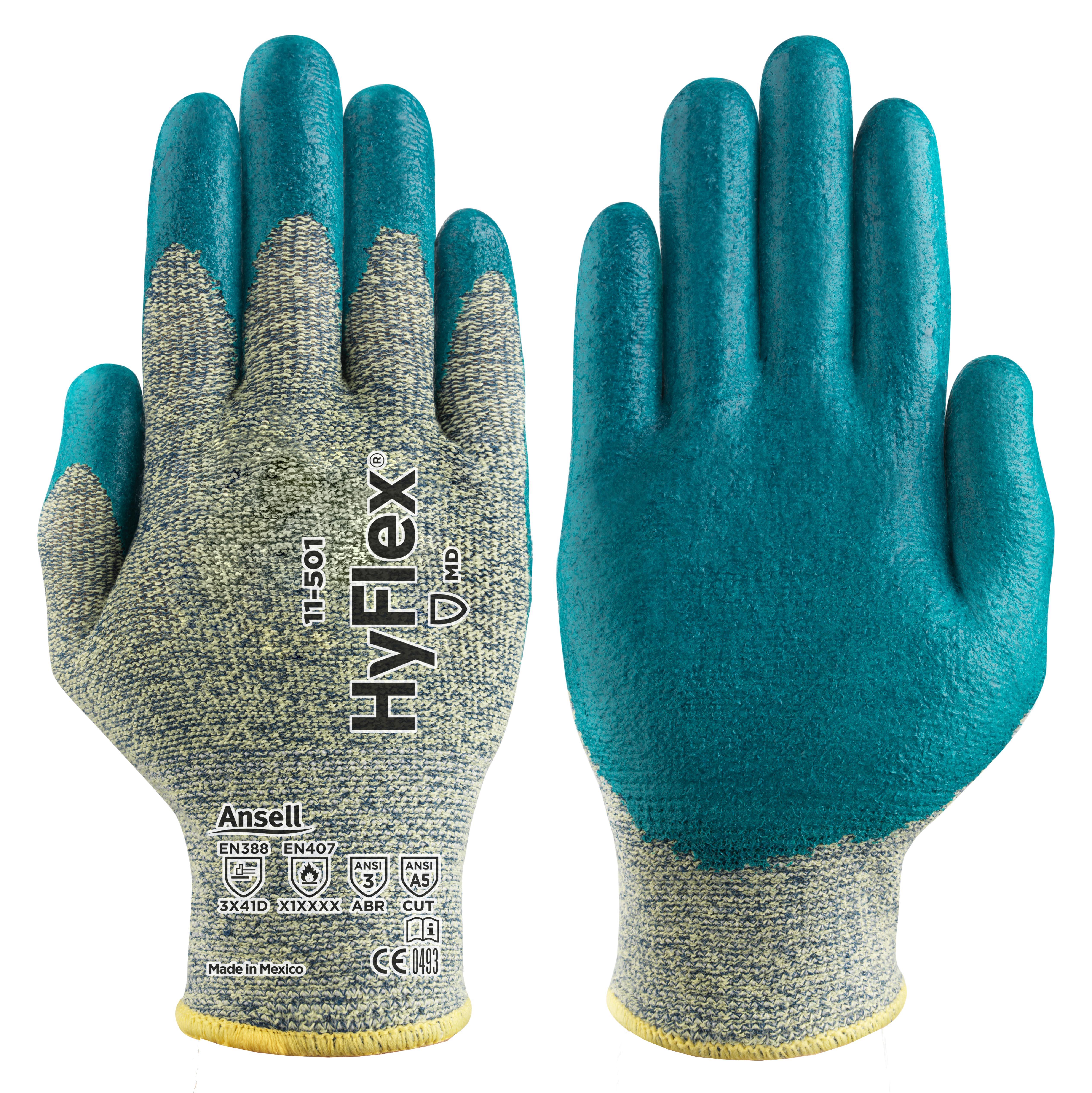 ANSELL HYFLEX 11-501 FOAM NITRILE COATED