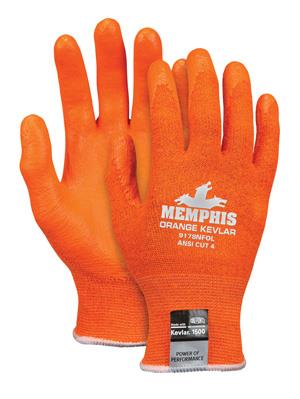 MEMPHIS ORANGE KEVLAR FOAM NITRILE PALM