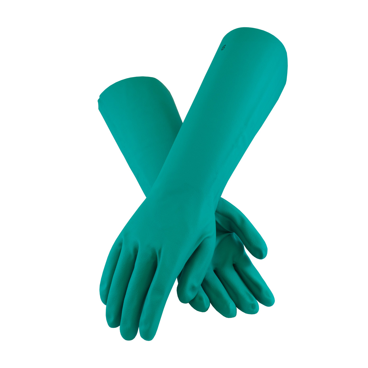 GREEN 18" NITRILE 22 MIL UNLINED