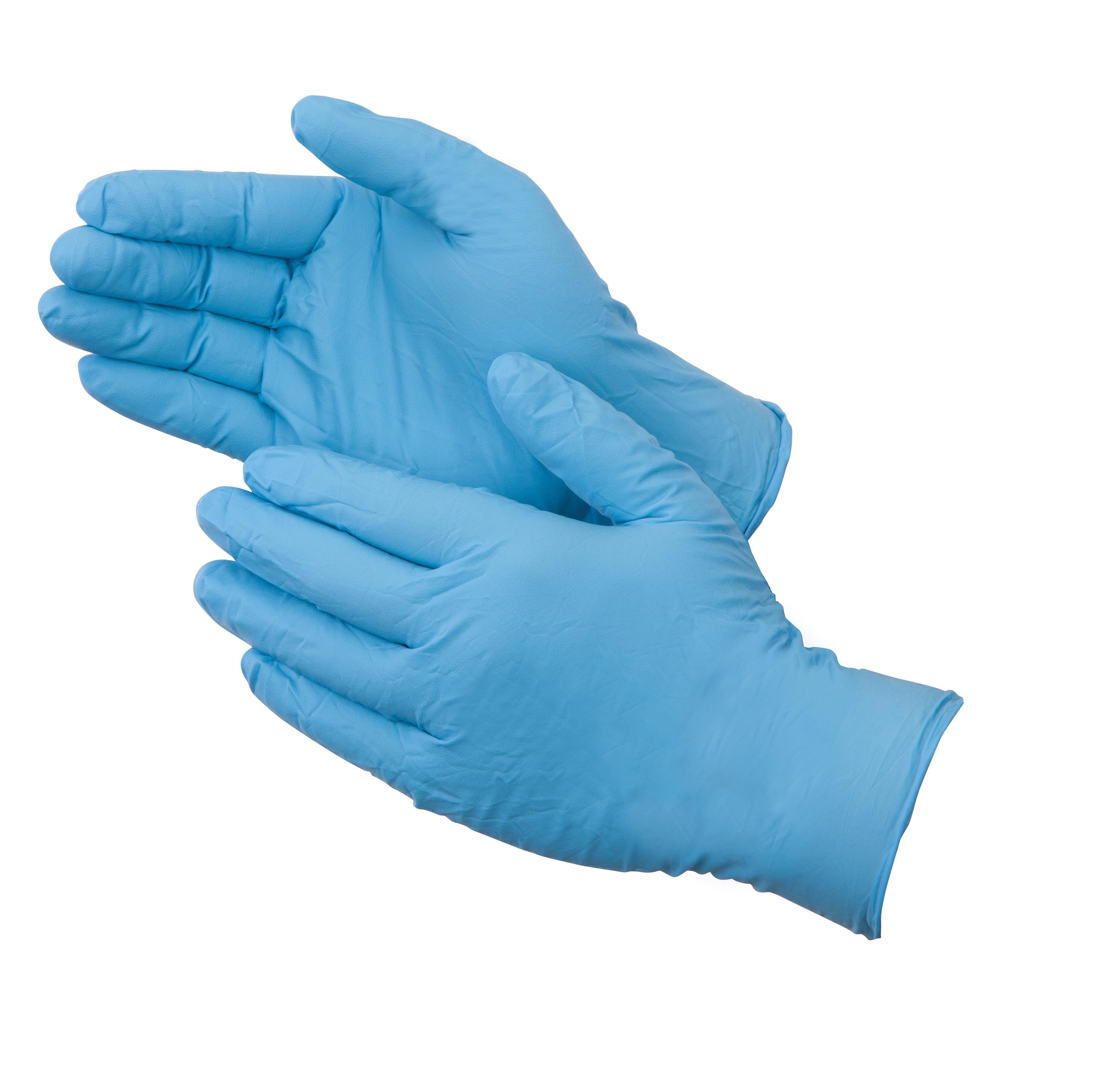 3.5 MIL POWDER FREE BLUE NITRILE