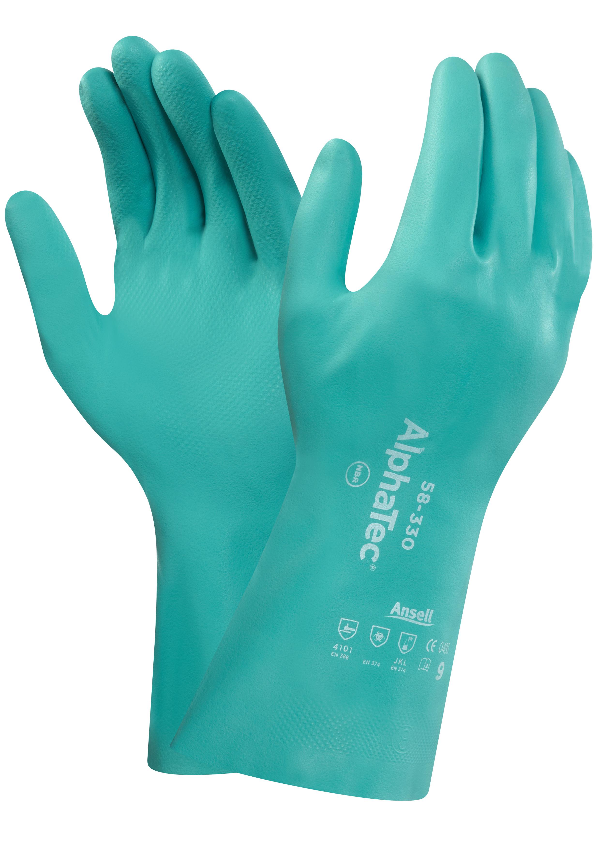 ANSELL ALPHATEC 58-330 AQUADRI NITRILE