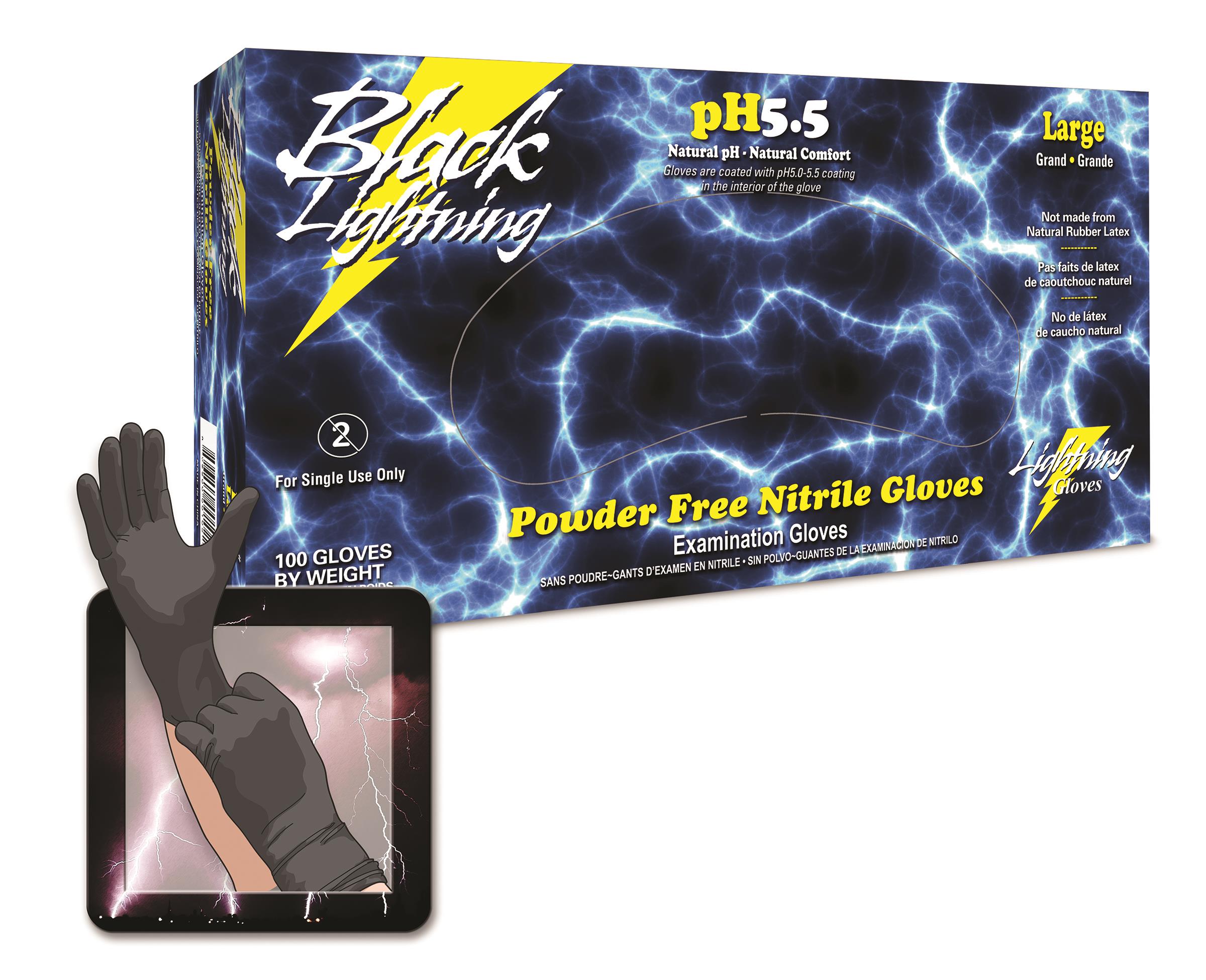 BLACK LIGHTNING POWDER FREE NITRILE