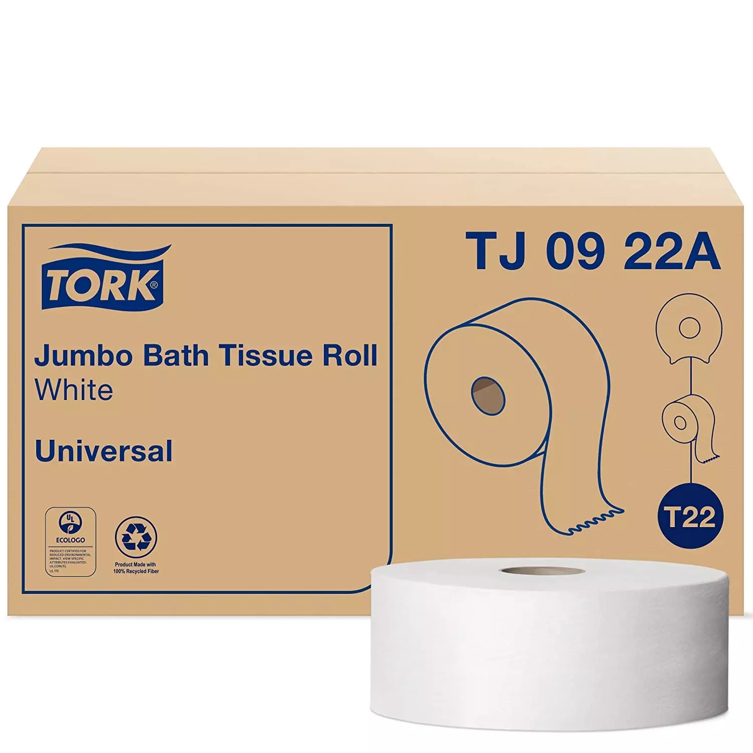 TORK UNIVERSAL JUMBO BATH TISSUE 12/CS