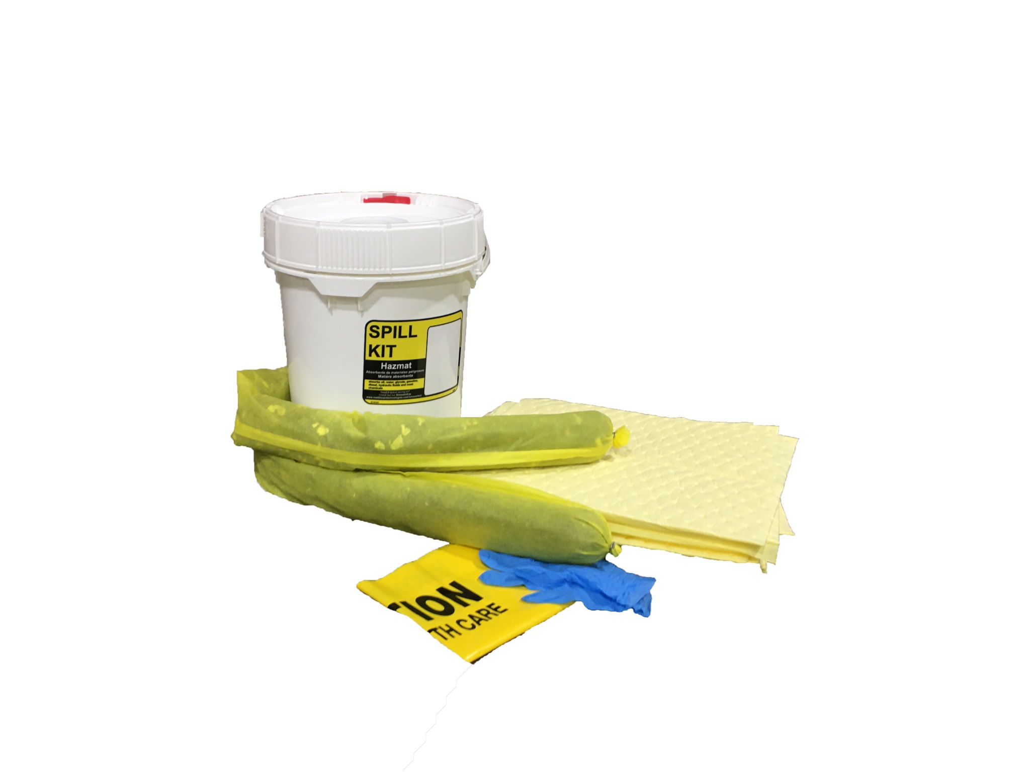 10 GALLON HAZMAT BUCKET SPILL KIT