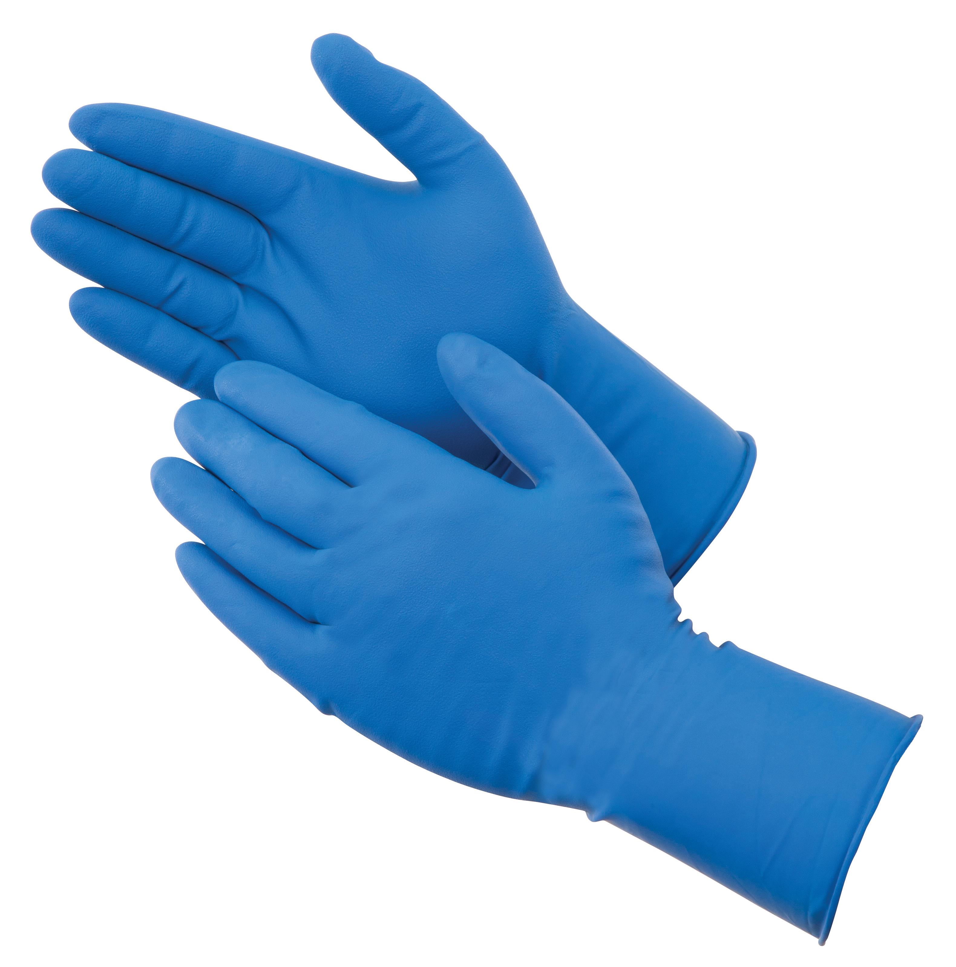 14 MIL POWDER FREE BLUE LATEX EXAM 50/BX