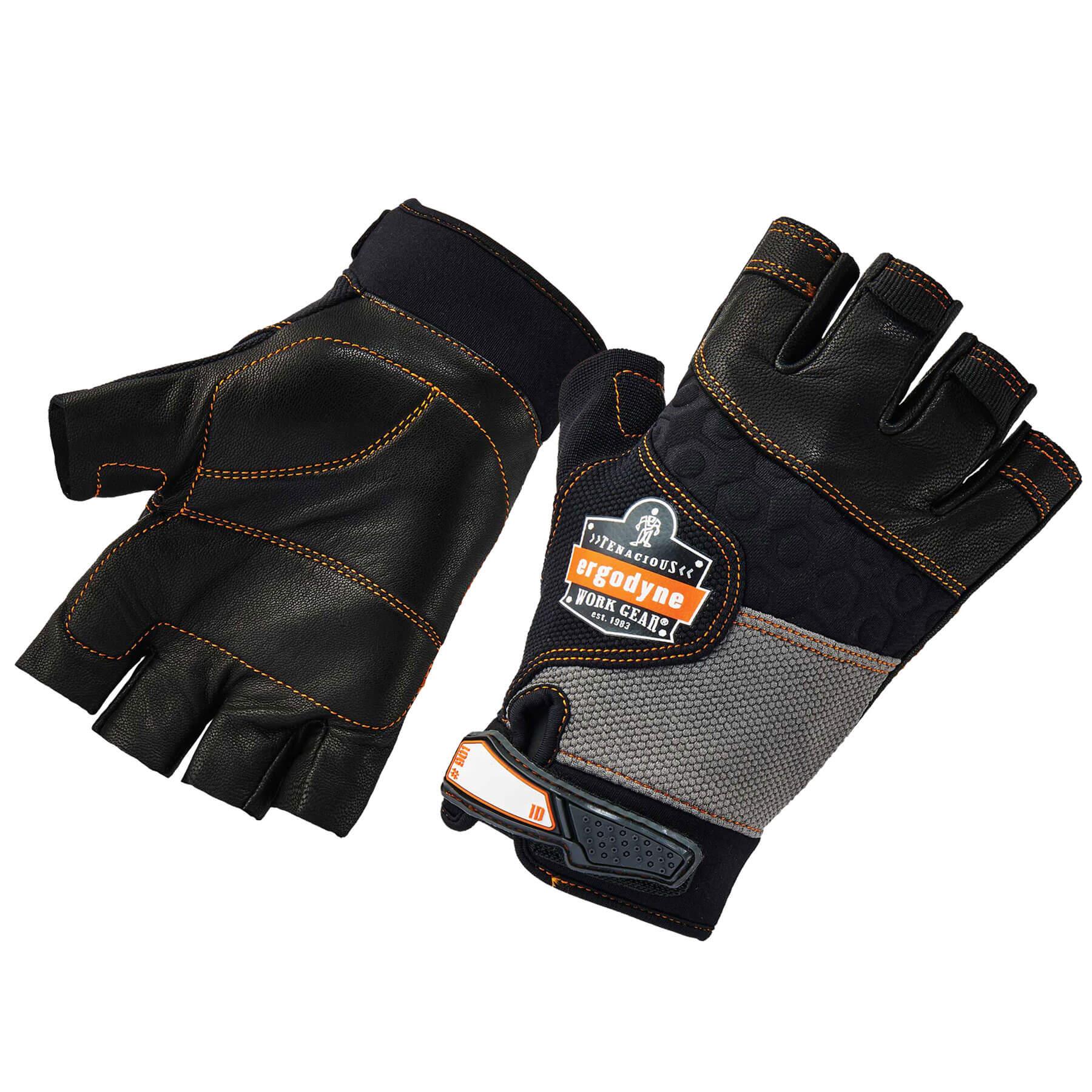 PROFLEX 901 HALF-FINGER LEATHER IMPACT