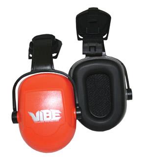 VIBE ORANGE CAPMOUNT EARMUFF NRR 22