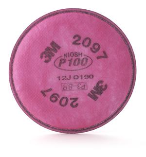 3M 2097 OV P100 PARTICULATE FILTER 2/BG