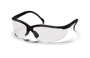 PYRAMEX VENTURE 2 BLACK FRAME CLEAR LENS