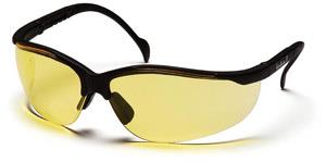 PYRAMEX VENTURE 2 BLACK FRAME AMBER LENS