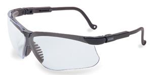 UVEX GENESIS BLACK FRAME CLEAR LENS