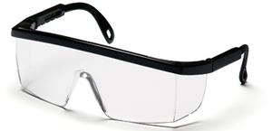 PYRAMEX INTEGRA BLACK FRAME CLEAR LENS