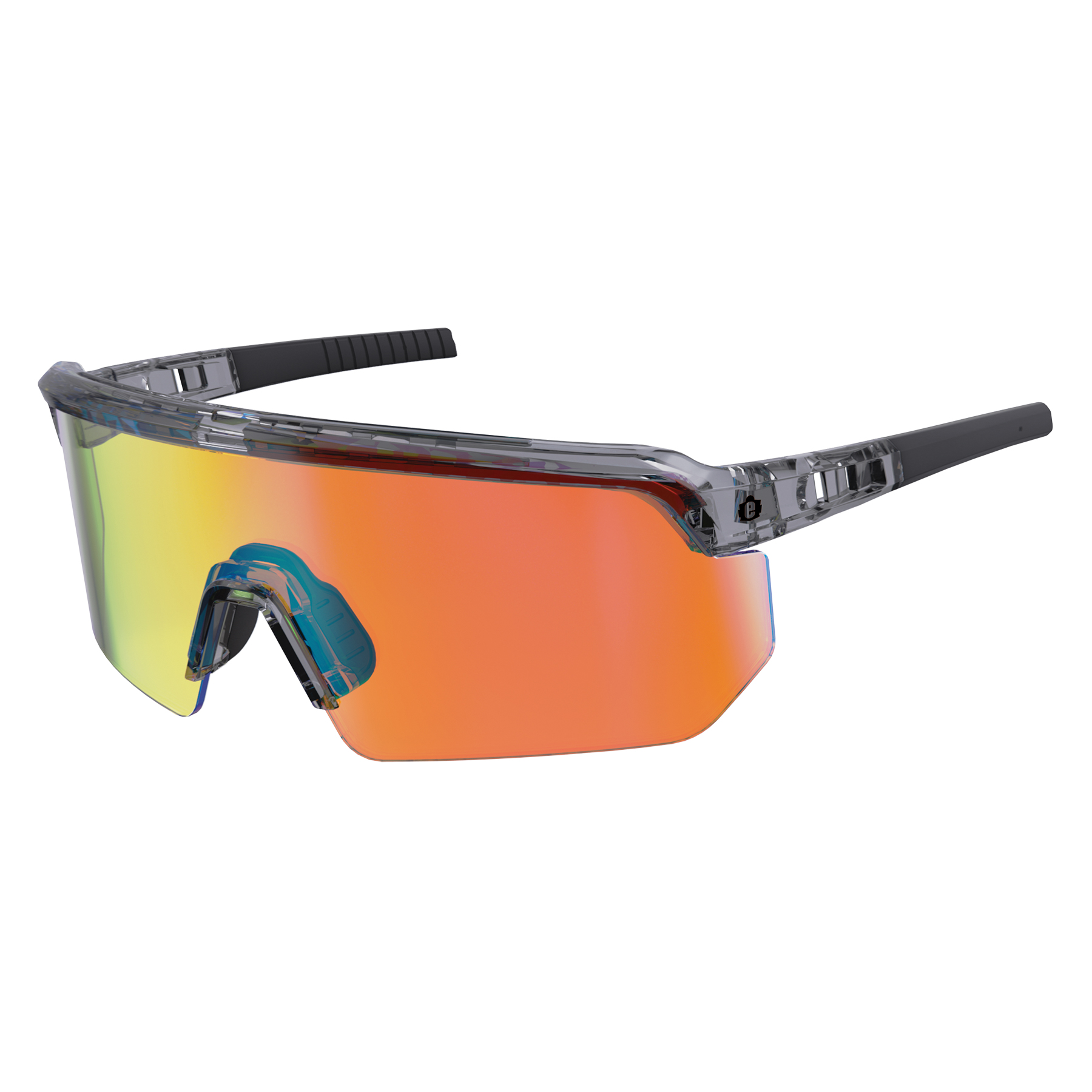 AEGIR CLEAR SMOKE FRAME ORANGE MIRROR LENS