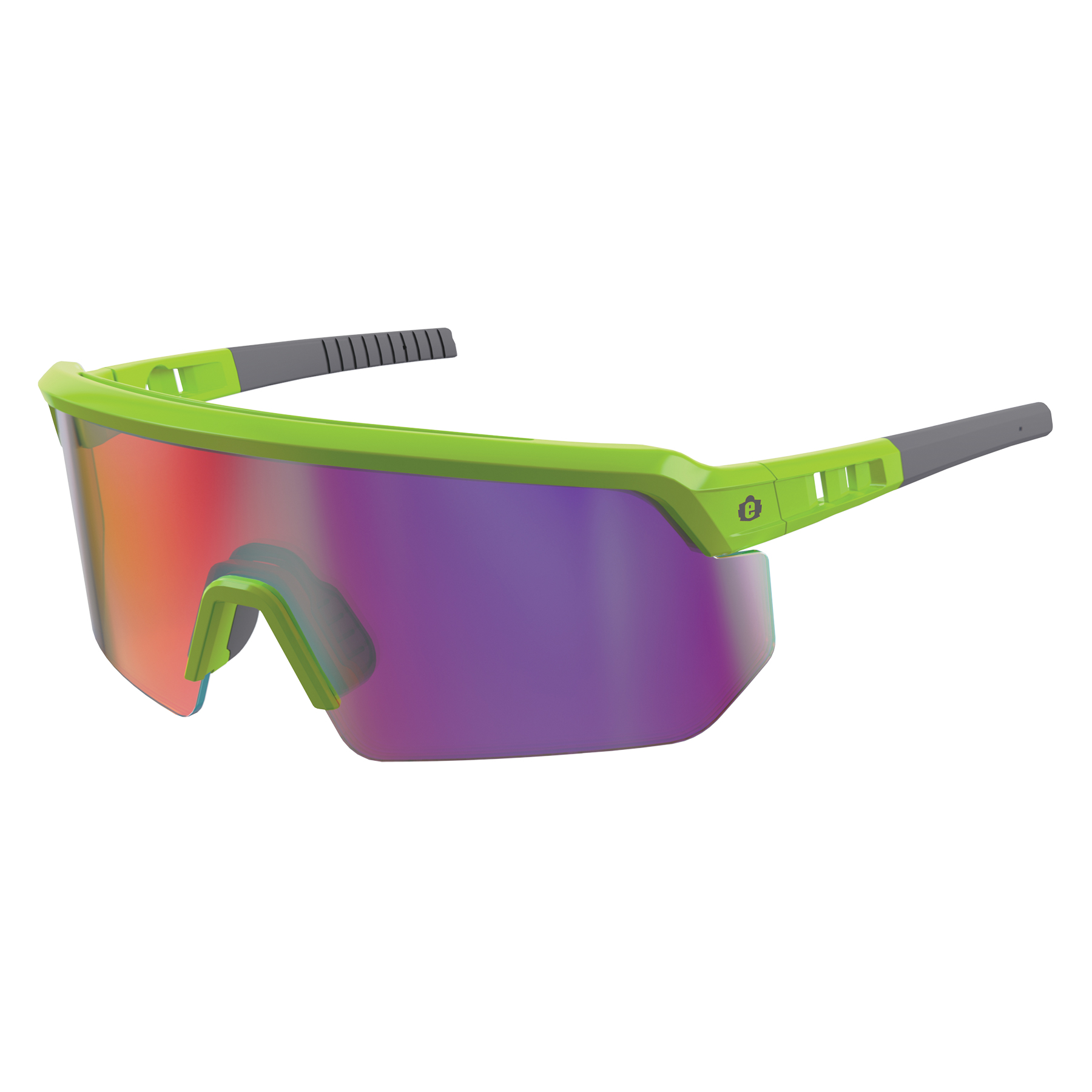 AEGIR LIME FRAME PURPLE MIRROR LENS