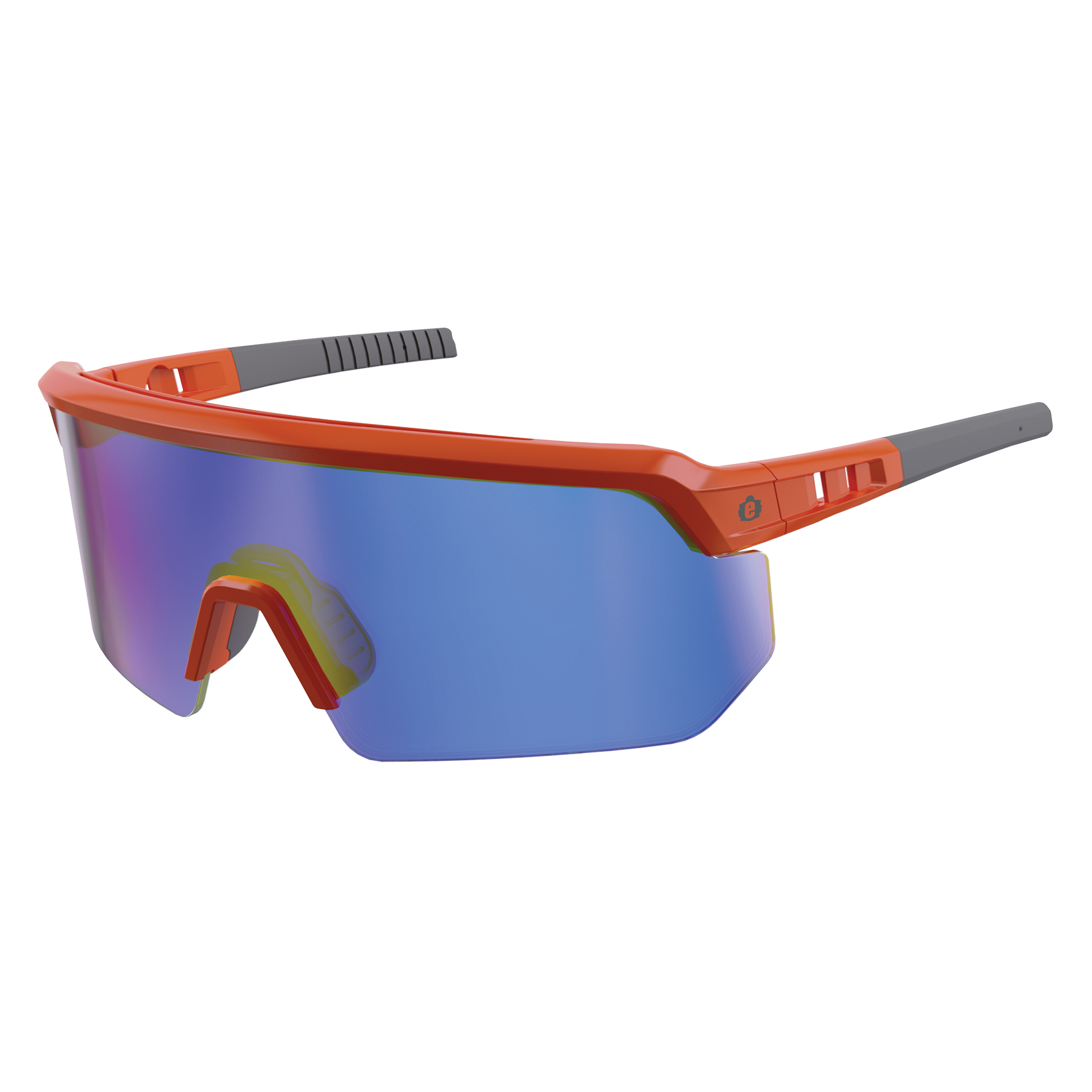 AEGIR ORANGE FRAME BLUE MIRROR LENS