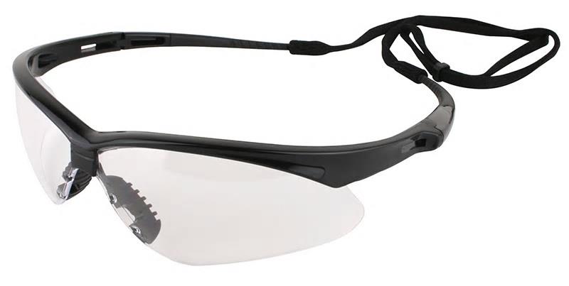 NEMESIS BLACK FRAME CLEAR LENS