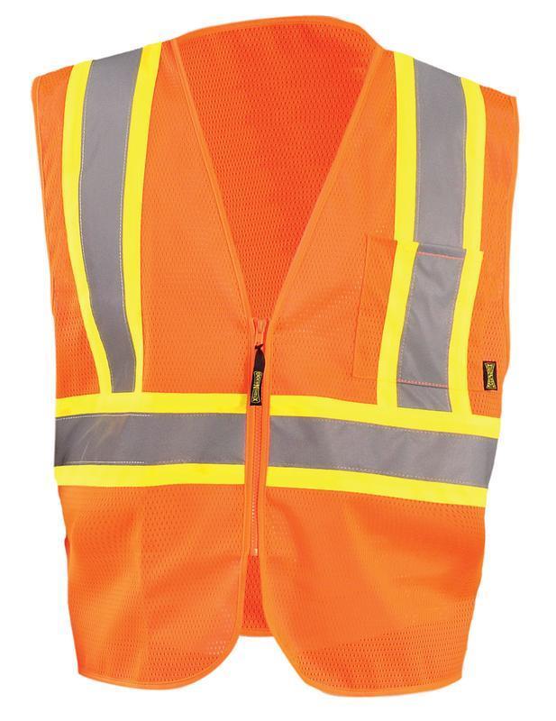 VALUE MESH CLASS 2 TWO-TONE VEST ORANGE