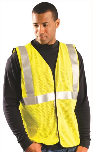 MODACRYLIC FR CLASS 2 MESH VEST YELLOW