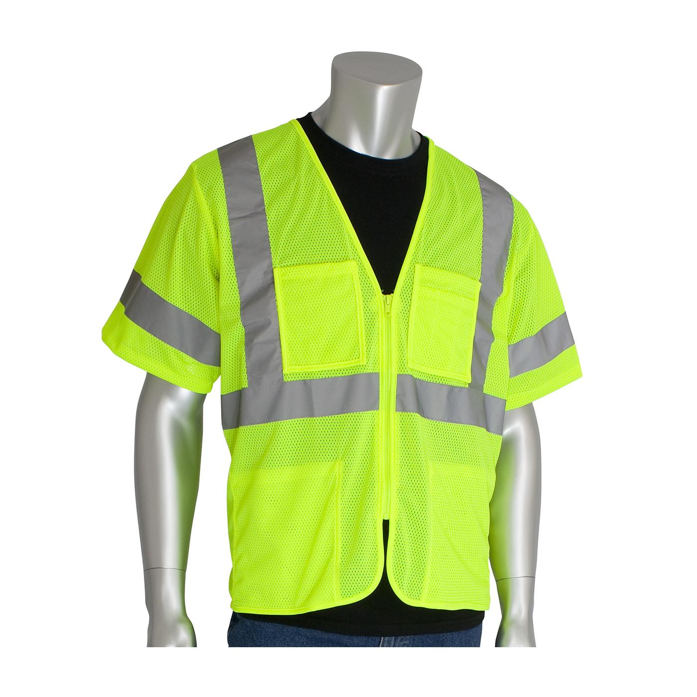 PIP VALUE CLASS 3 MESH VEST YELLOW