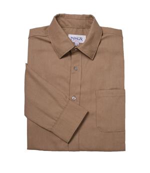 KHAKI FR ULTRASOFT LONG SLEEVE WRK SHIRT