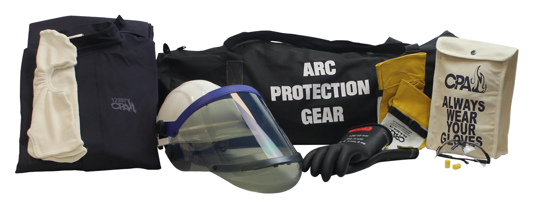 CPA 12 CAL JACKET & BIB ARC FLASH KIT