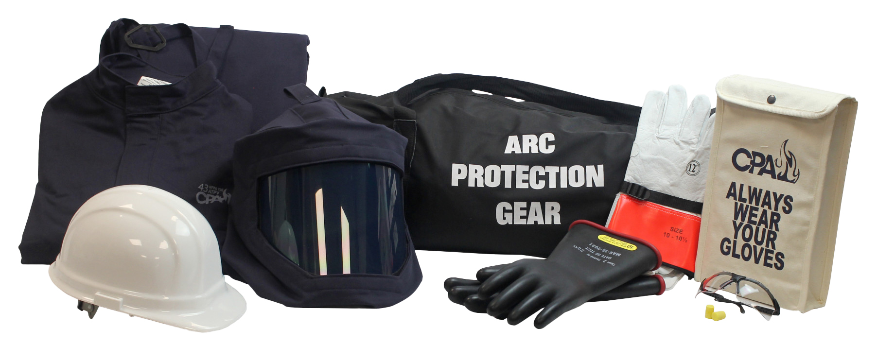 CPA 43 CAL JACKET & BIB ARC FLASH KIT