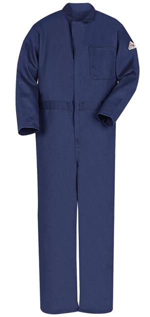 BULWARK 9OZ 100% COTTON NAVY FR COVERALL