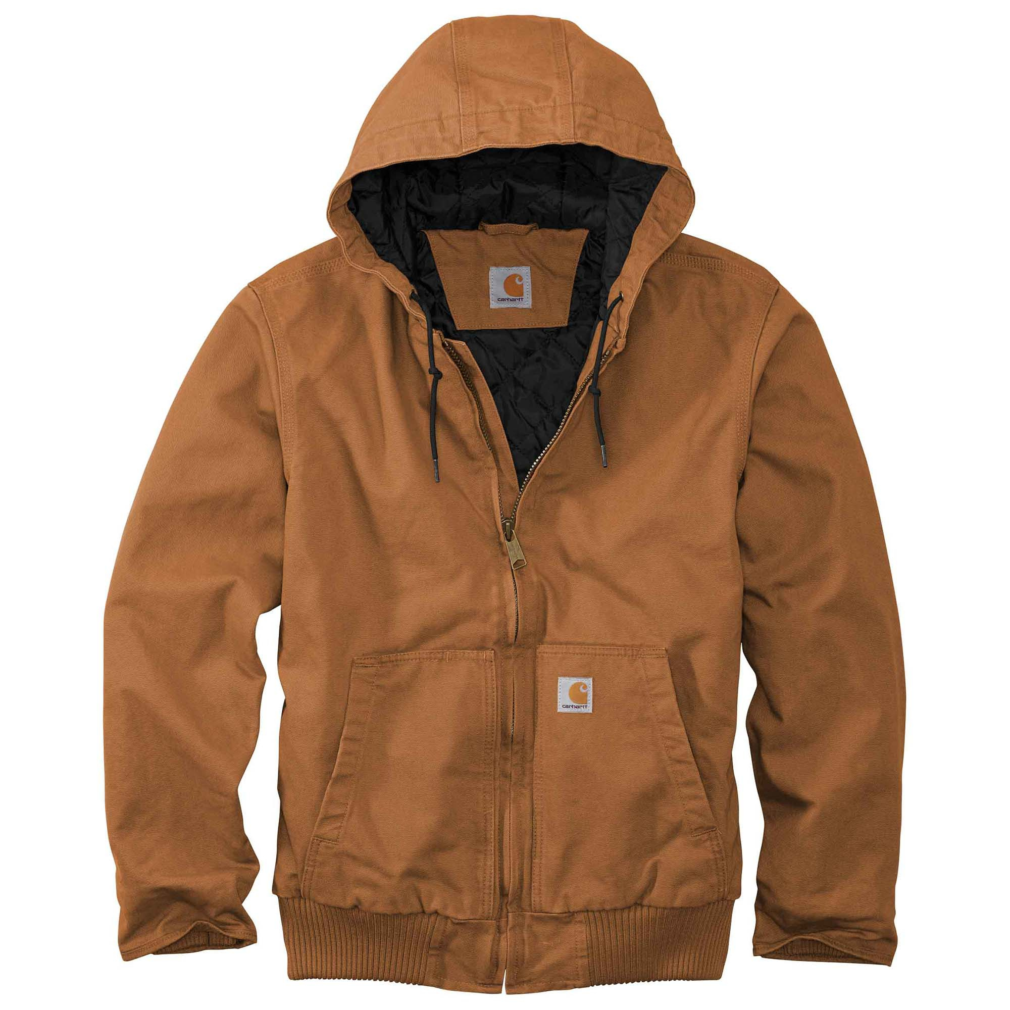 CARHARTT BROWN DUCK INSULATED ACTIVE JAC