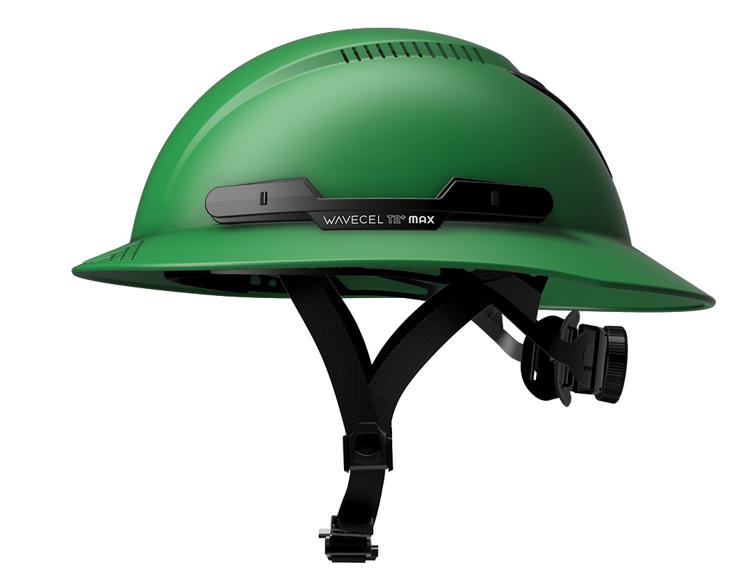 WAVECEL T2+ MAX SAFETY HELMET GREEN