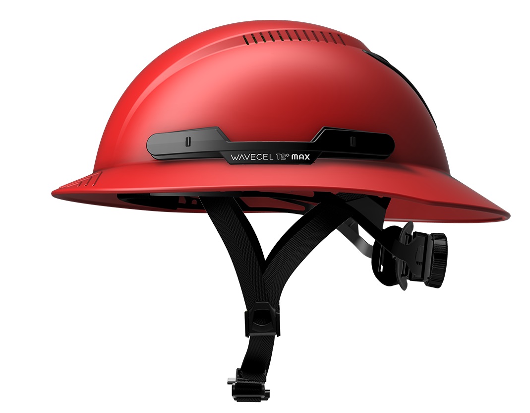 WAVECEL T2+ MAX SAFETY HELMET RED