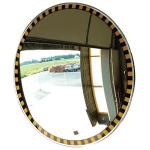 SAFETY BORDER CAUTION MIRROR 18"