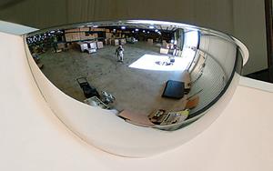 180° HALF DOME MIRROR ½ OF 18" DIAMETER