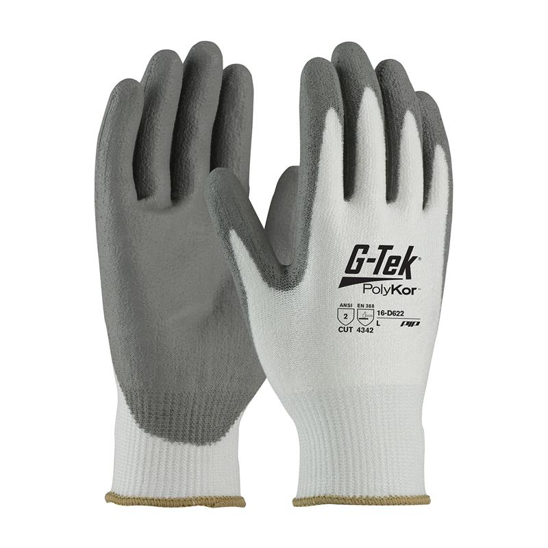 G-TEK POLYKOR GREAT WHITE PU PALM COAT