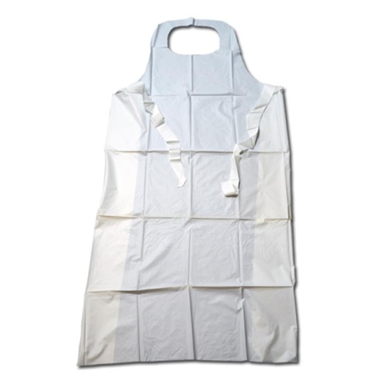 WHITE 1.5 MIL 28 X 46 POLYETHYLENE APRON