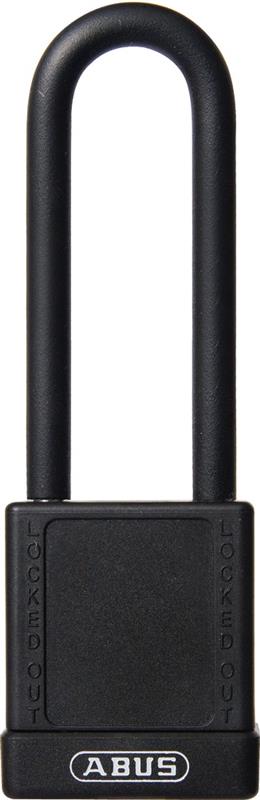 ABUS PLASTIC PADLOCK 3" SHACKLE BLACK