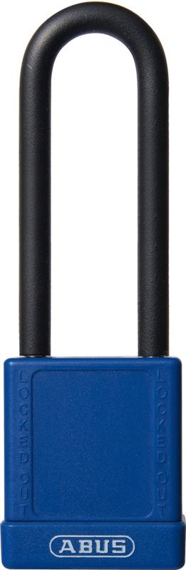 ABUS PLASTIC PADLOCK 3" SHACKLE BLUE